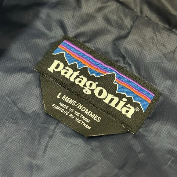 Patagonia Navy Nano Puff Vest Men's Large - Picture 5 of 6